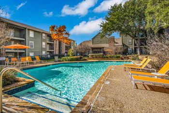 Saltwater pool and sundeck